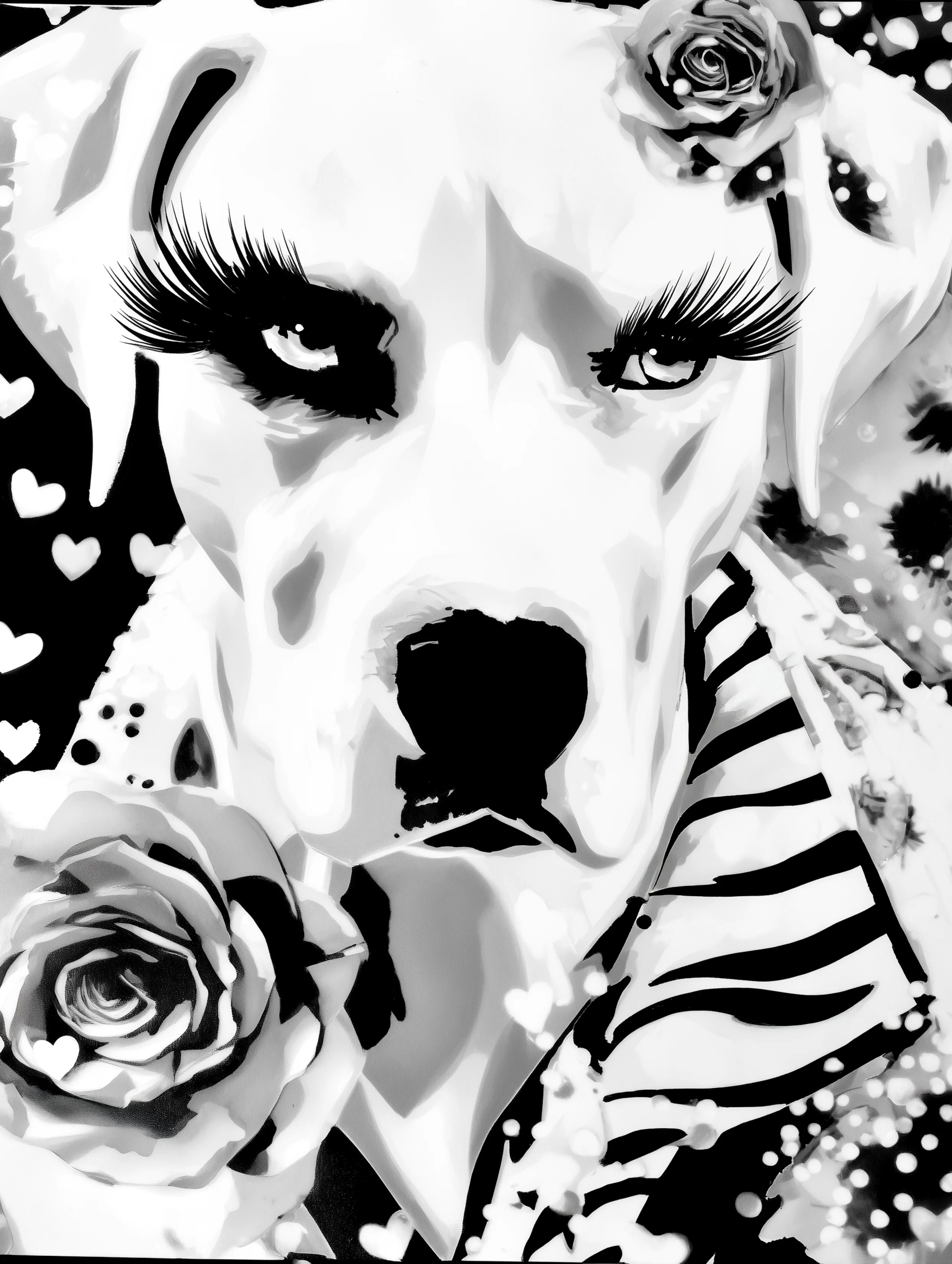 Free printable dog coloring page for adults featuring upset labrador coloring page